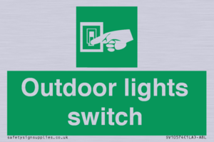 Outdoor lights switch